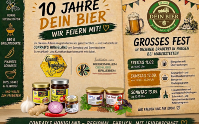 🍺 10 JAHRE DEIN BIER – WIR FEIERN MIT! 🍯