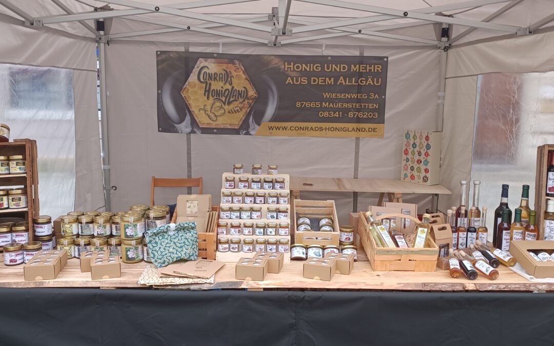 Unser Stand beim Herbstmarkt 2024 in Buchloe