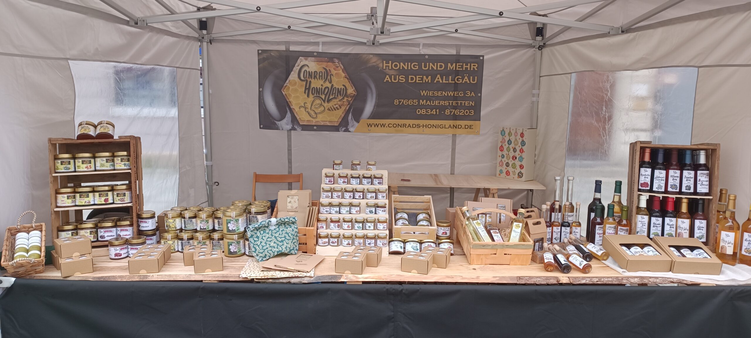 Unser Stand beim Herbstmarkt 2024 in Buchloe