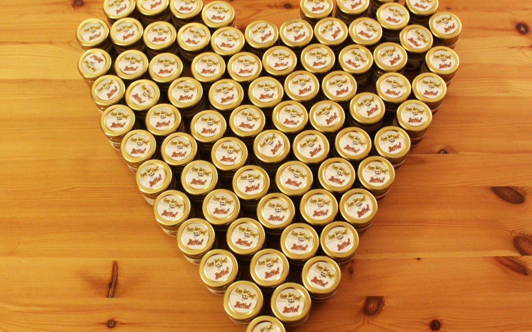 Mit Herz gemacht der Dattel Honigsenf aus dem Honigland