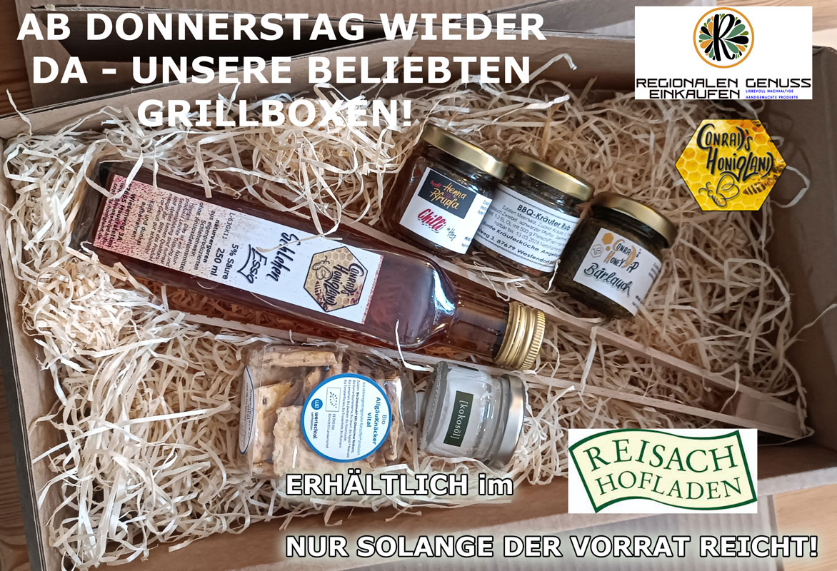Das beliebte Honigland Grillpaket wieder im Programm