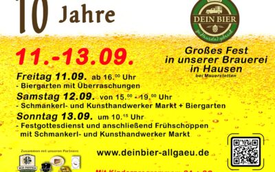 🍺 10 Jahre Dein Bier – wir sind als RGE Partner dabei!