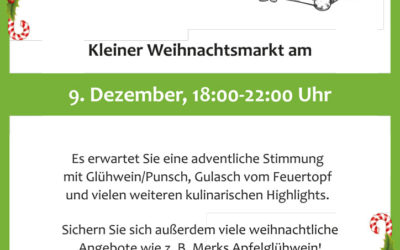 Auf geht’s zum letzten Weihnachtsmarkt 2022 mit uns