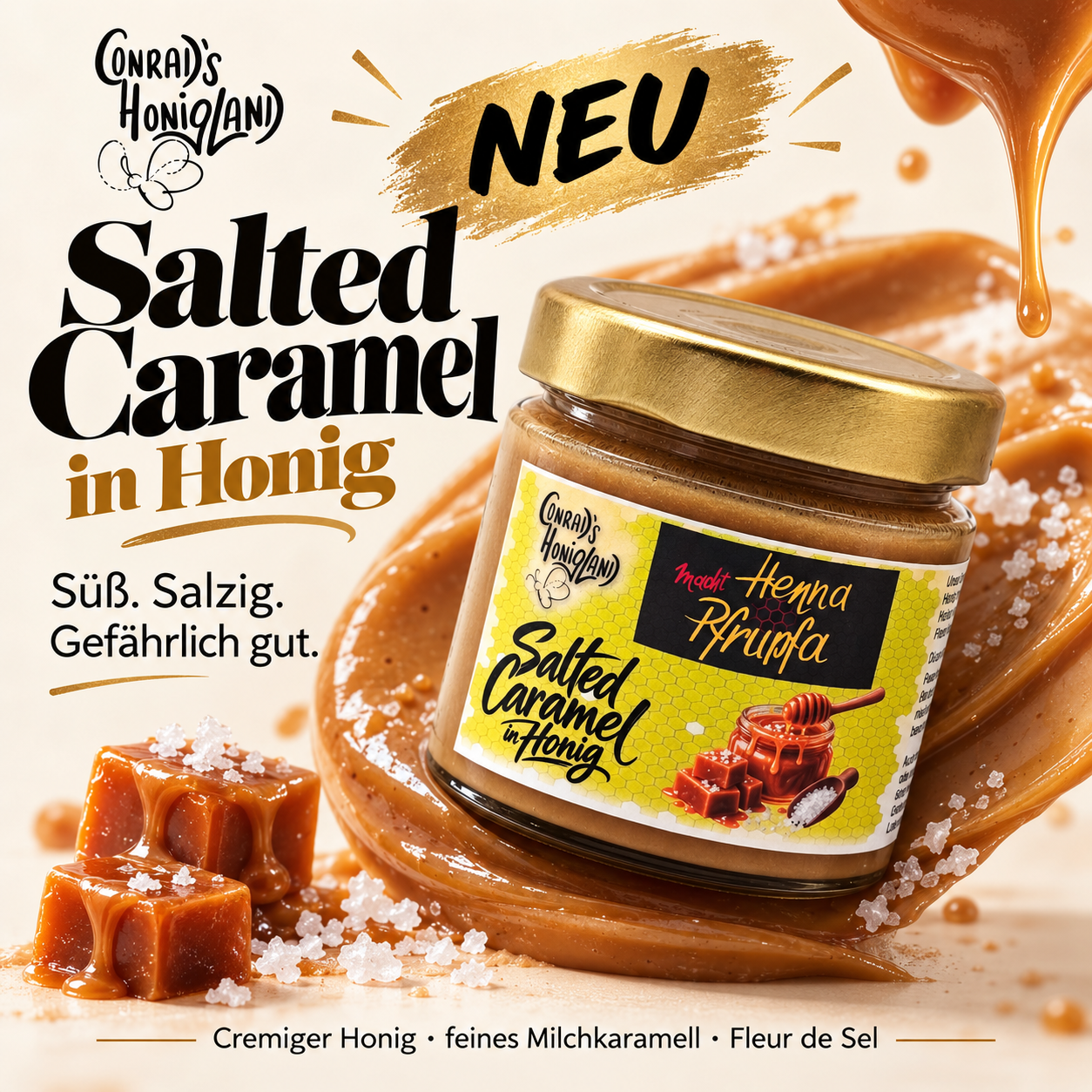 Salted Caramel in Honig