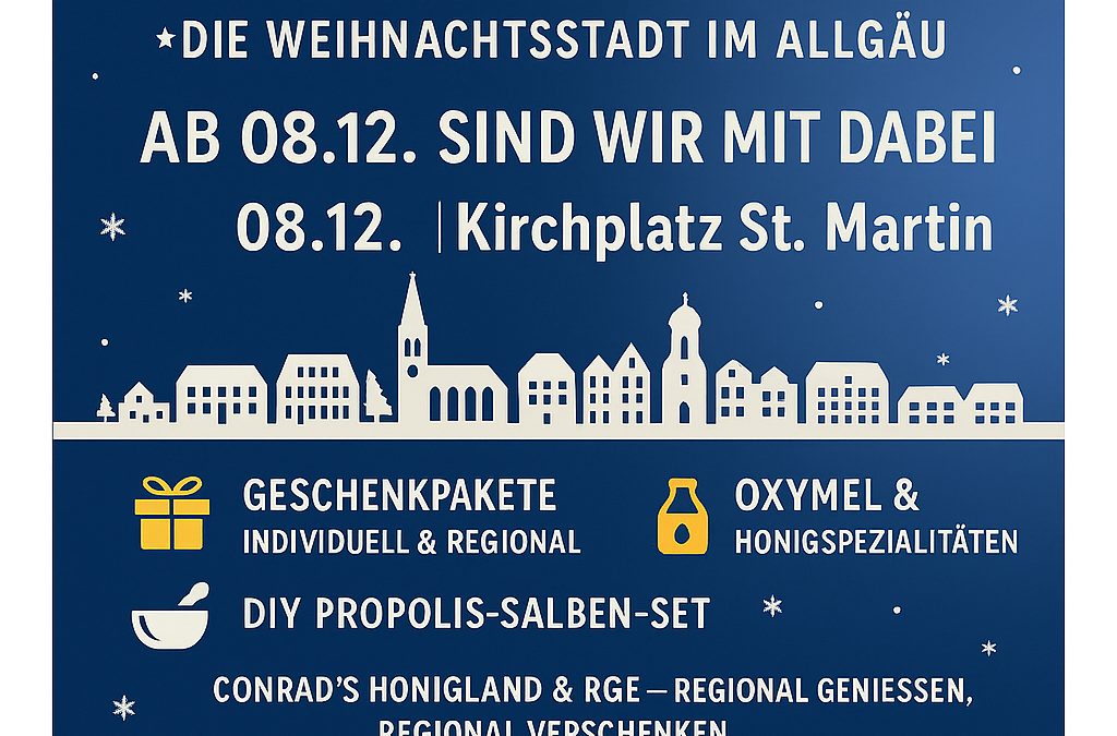 ✨🎄 Weihnachtsmarkt Kaufbeuren – ab 08.12. sind wir mit dabei! 🎄✨